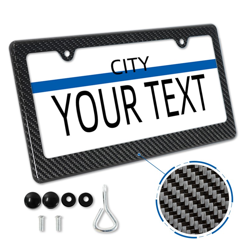 Real 3K Twill Carbon Fiber License Plate Frame Cover US Standard Universal Size Real 3K Twill Carbon Fiber License Plate Frame Cover US Standard Universal Size