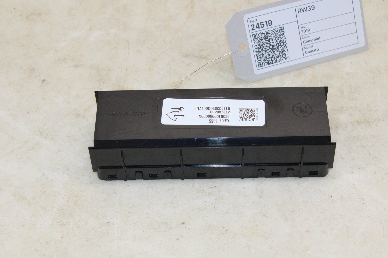 2019 Chevrolet Camaro HVAC Control Module OEM RW39