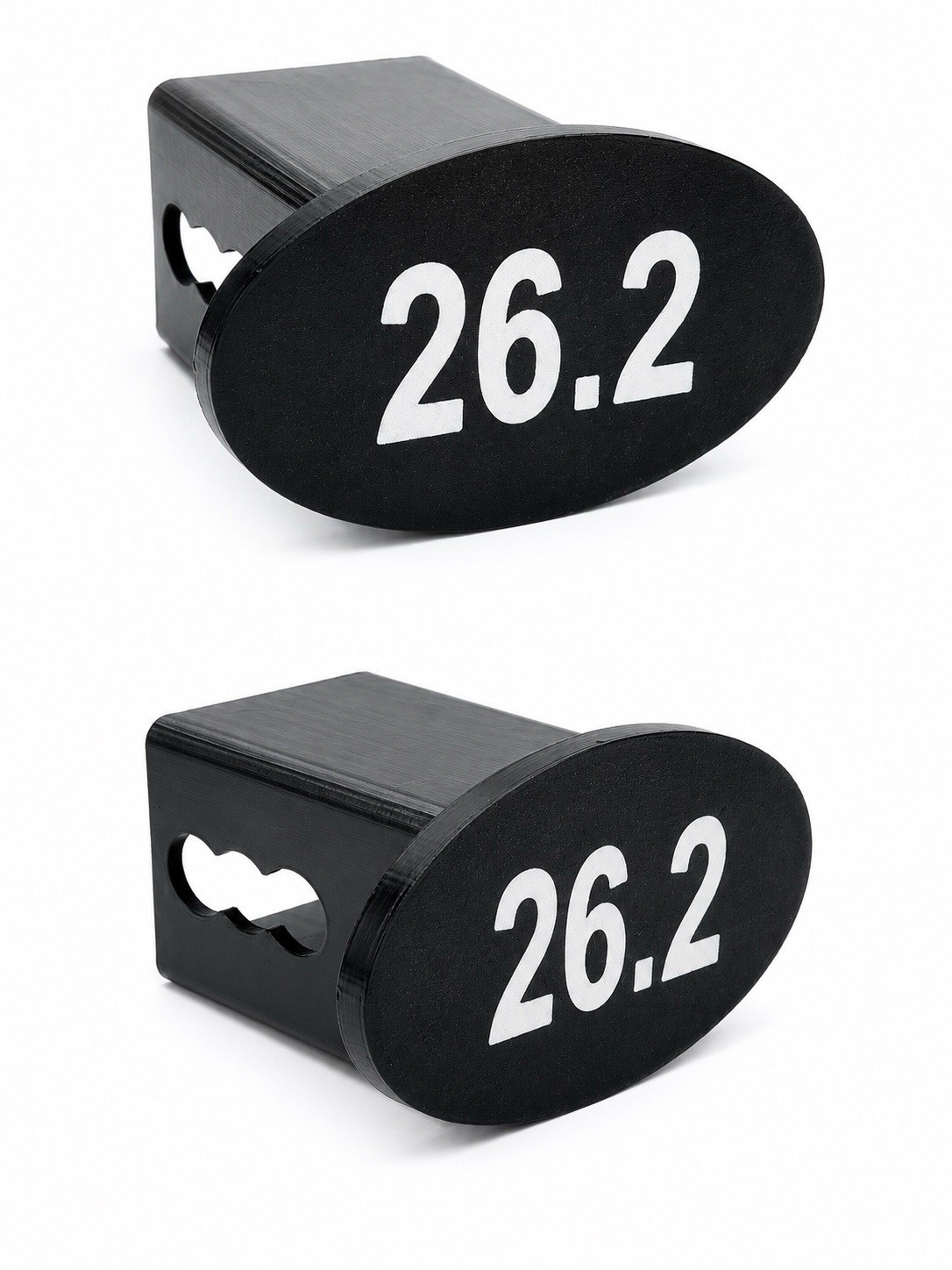 26.2 Marathon Trailer Hitch Cover Plug – 2” Receiver – Running Runner Gift