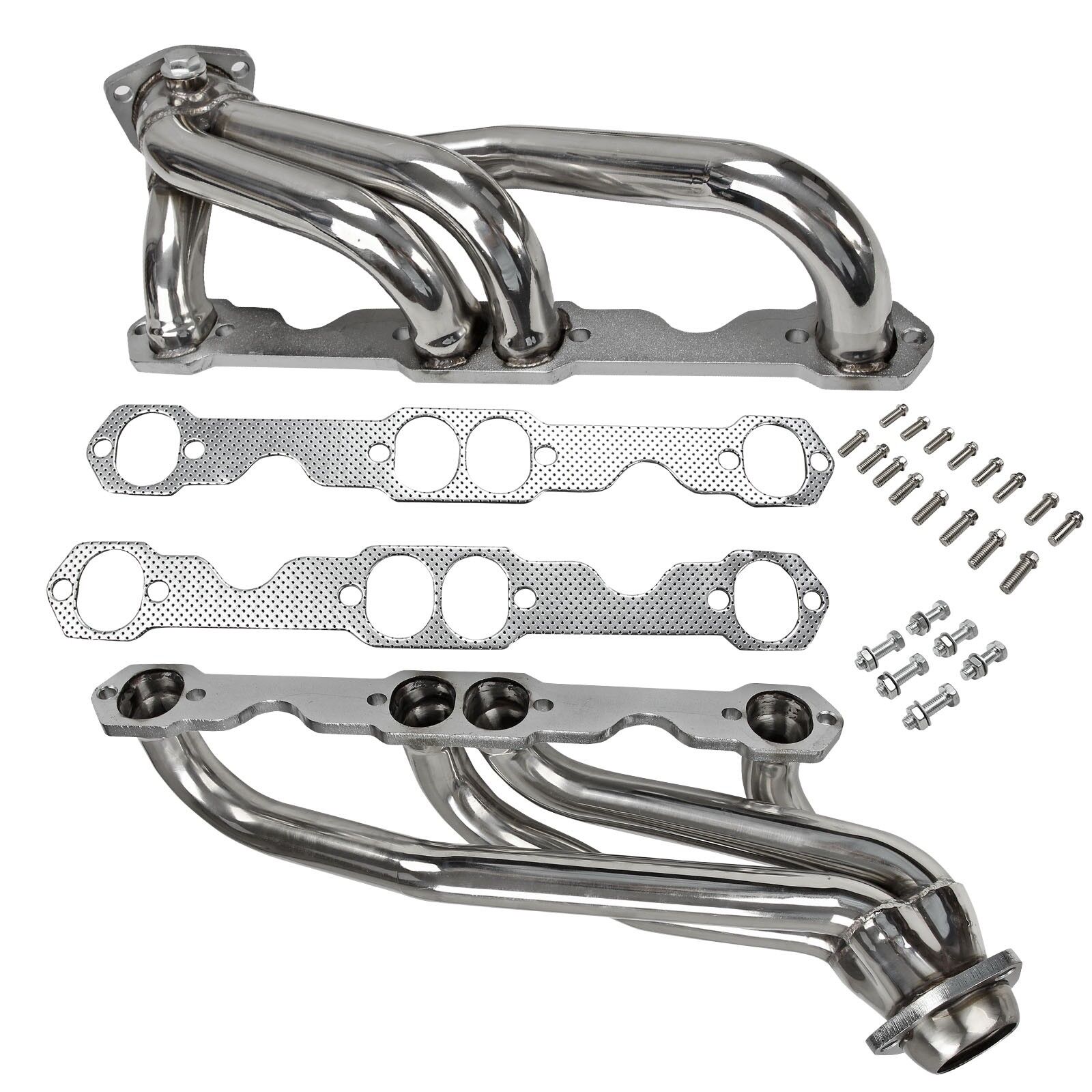 Stainless Steel Headers Truck w/ Gaskets Fits Chevy GMC 88-97 5.0L 305 350 V8