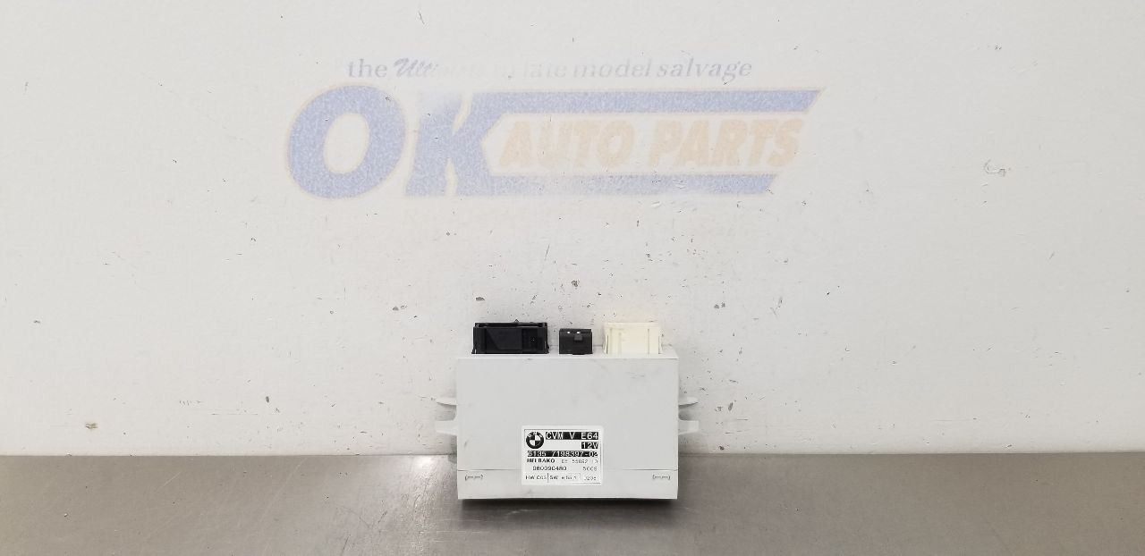 08 BMW M6 E64 CONVERTIBLE ROOF SOFT TOP CONTROL MODULE 61357198397