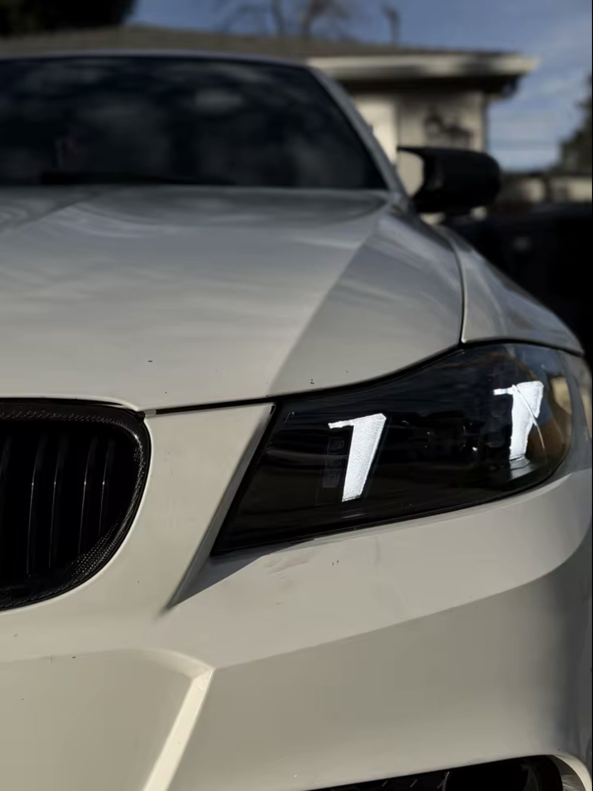 BMW E90 2005-2012 LED Headlights Snake Eyes Dual Color Switching