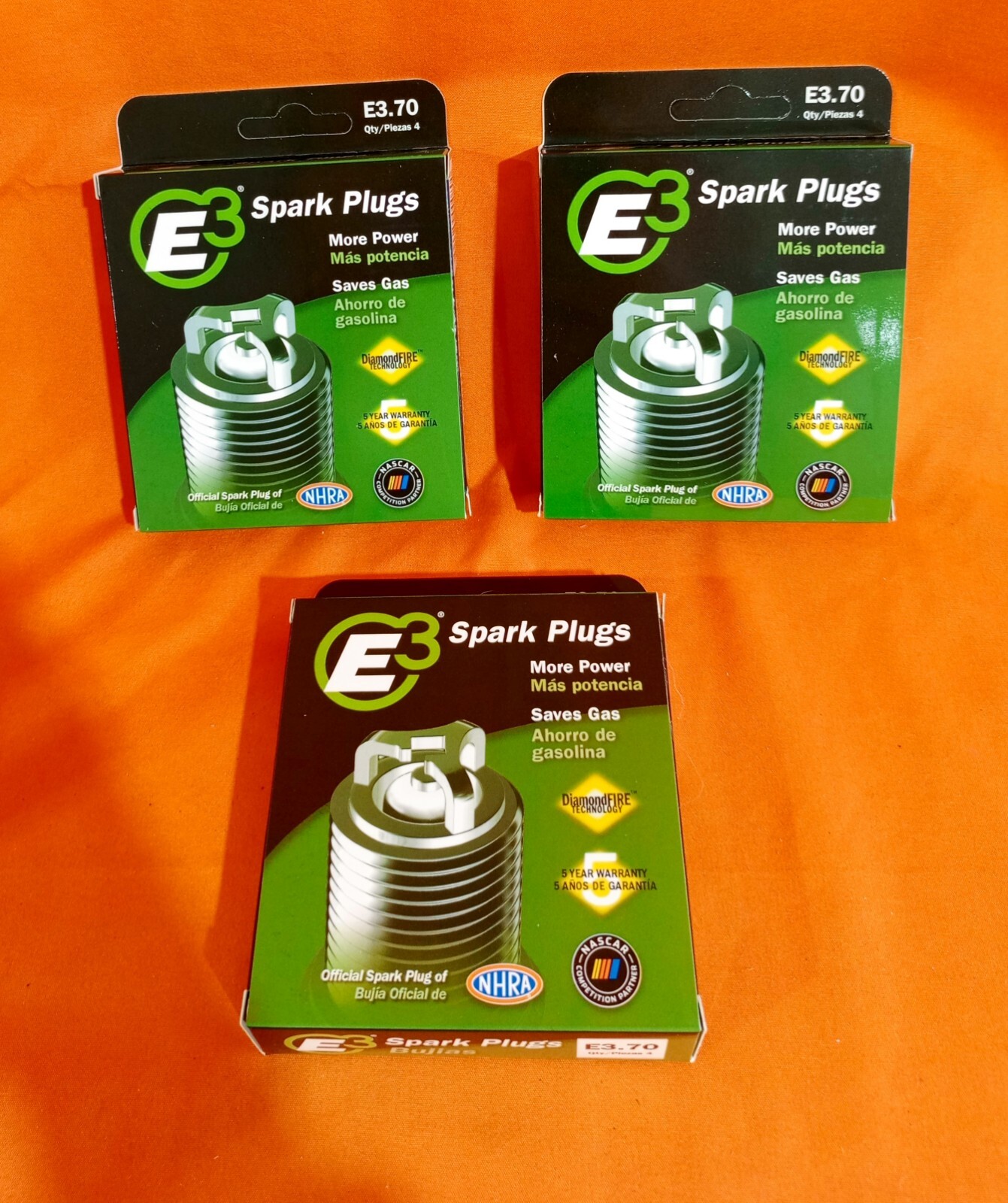 E3.70 Lot Of 12 E3 Spark Plugs