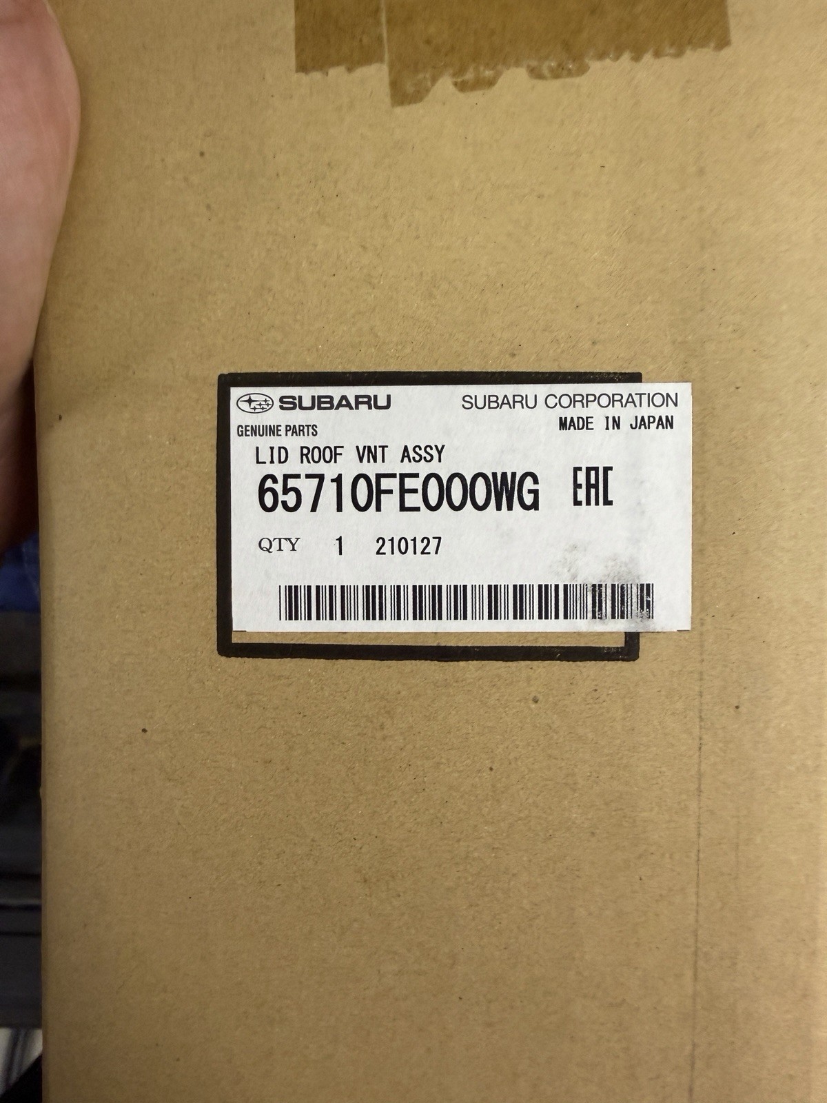 BNIB Genuine JDM Subaru GDB Spec-C RAR Roof Vent FOR 02-07 GD WRX STI Legacy SG9 BNIB Genuine JDM Subaru GDB Spec-C RAR Roof Vent FOR 02-07 GD WRX STI Legacy SG9