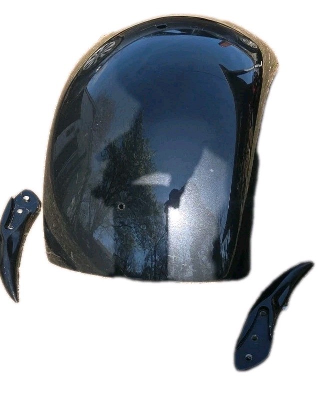 BIG DOG MOTORCYCLES STEEL REAR FENDER W/ STRUTS 2005 RIDGEBACK 300TIRE 13