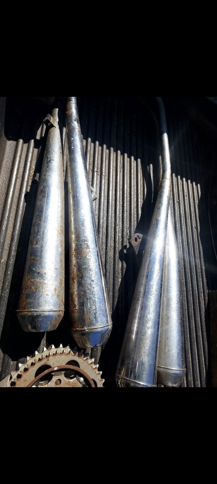1978 Honda 750 Exhaust Pipes