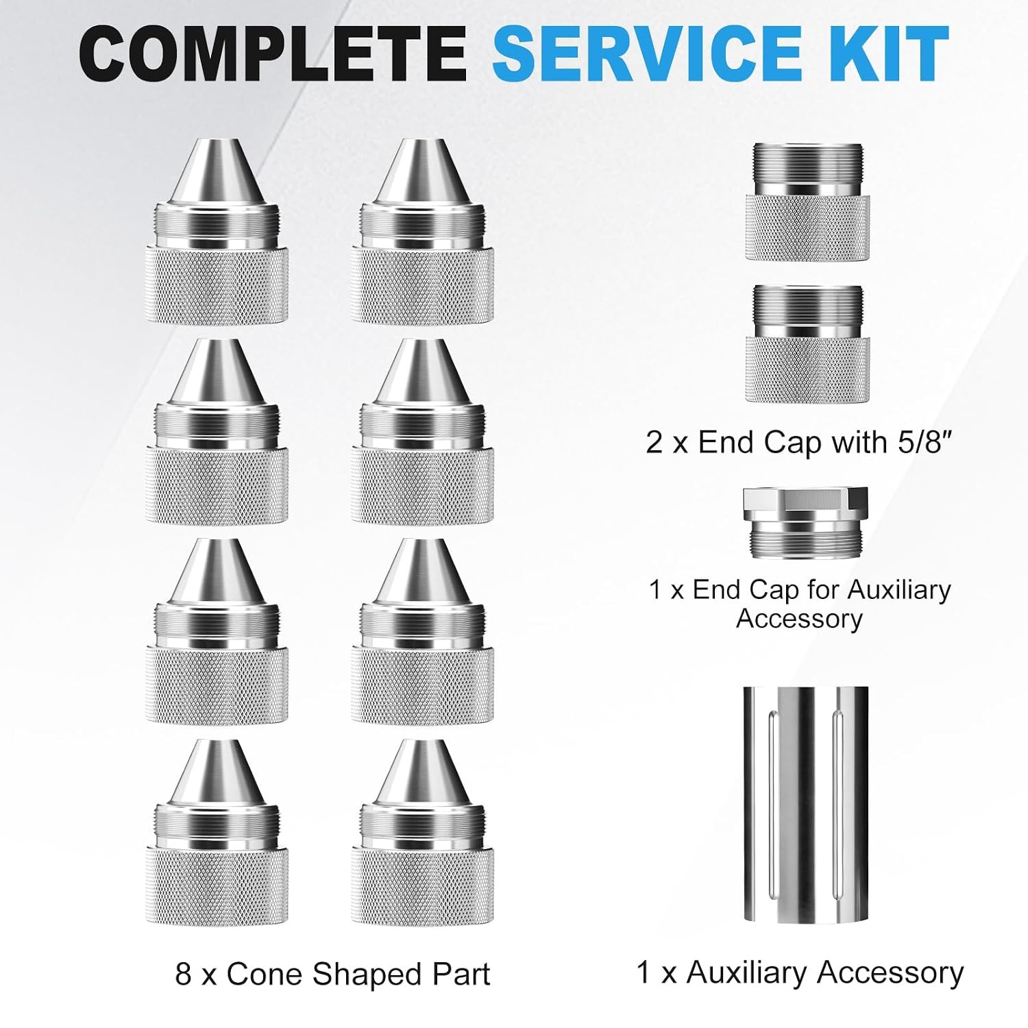 Replacemet Sealed End Cap For any 1.375\'\'X24 Cone shaped parts aluminum alloy US Replacemet Sealed End Cap For any 1.375\'\'X24 Cone shaped parts aluminum alloy US