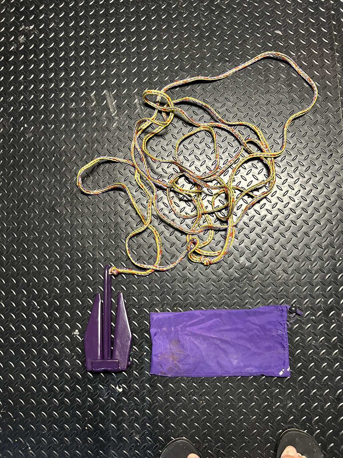 Kwik Tek A-5 Pwc Fluke Anchor, Nylon Bag, Rope