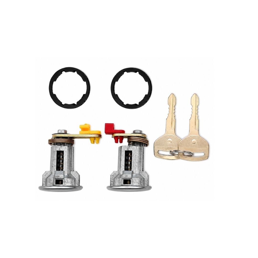 Door Lock Cylinder Set for Toyota Hilux Pickup 1984-1988 69051-89111 69052-89112