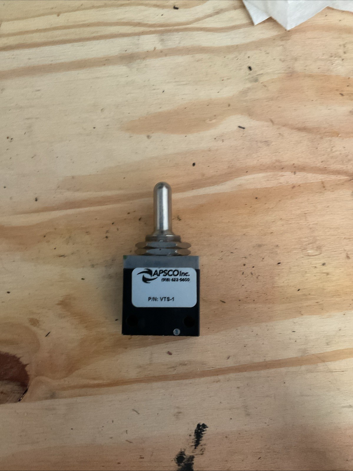 Apsco VTS-1 VTS1 VTS-1-TF Small Toggle Air Switch Body Up/Down NEW
