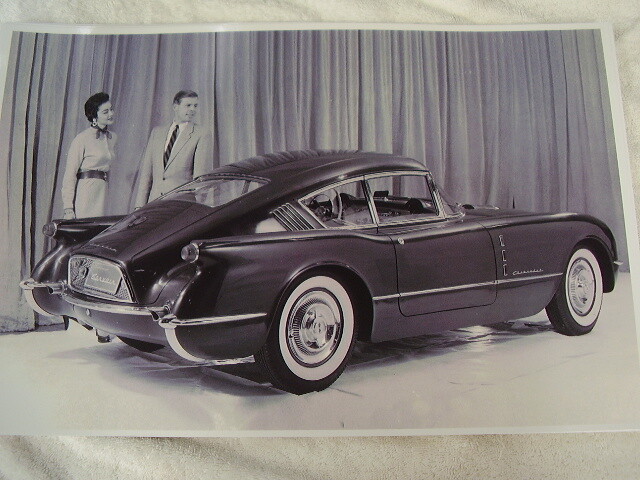 1954 CHEVROLET CORVAIR CONCEPT CAR  LOOKS LIKE CORVETTE 11 X 17  PHOTO  PICTURE