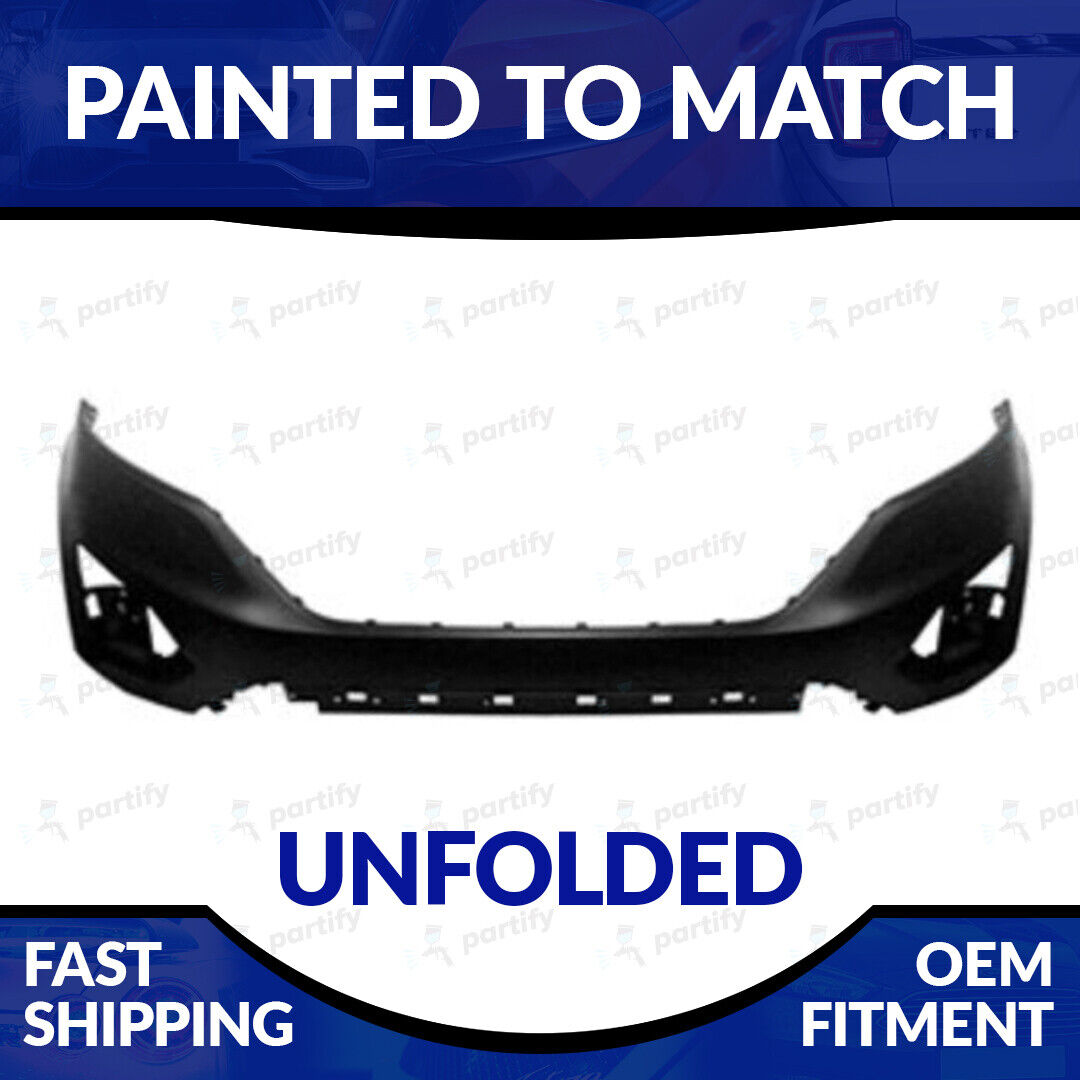 NEW Painted 2015-2018 Ford Edge Front Bumper W/O Tow Hook Hole & Sensor Holes