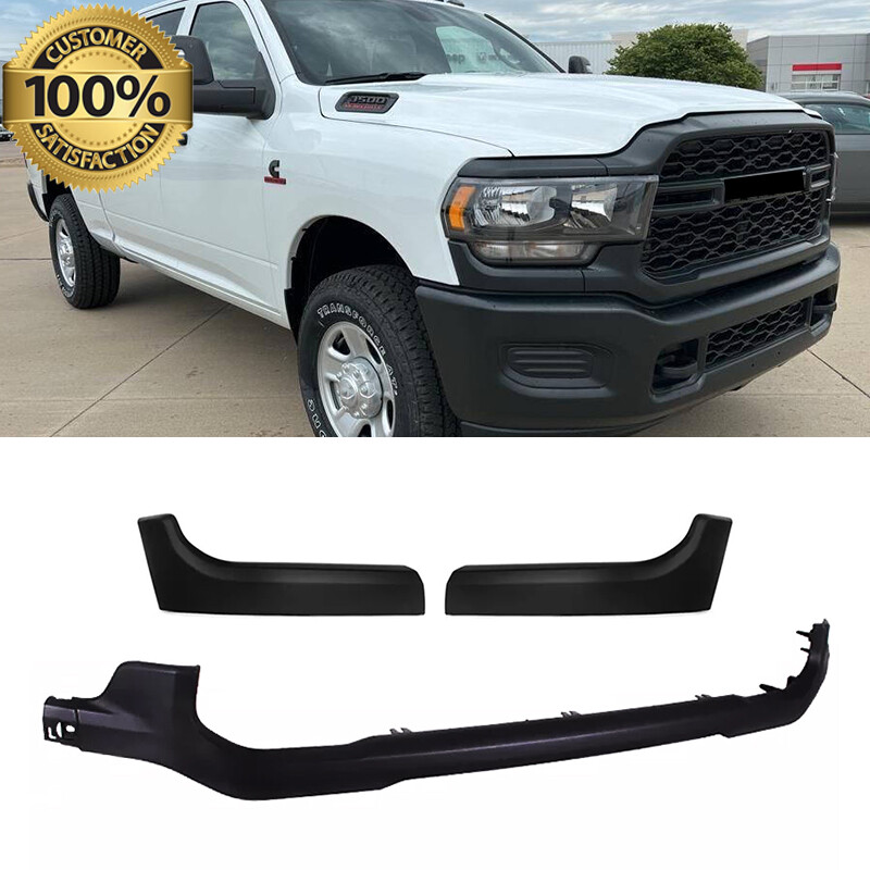 For 2019-2024 RAM 2500 3500 Matte Black Front Bumper Lower Grille Molding Panel