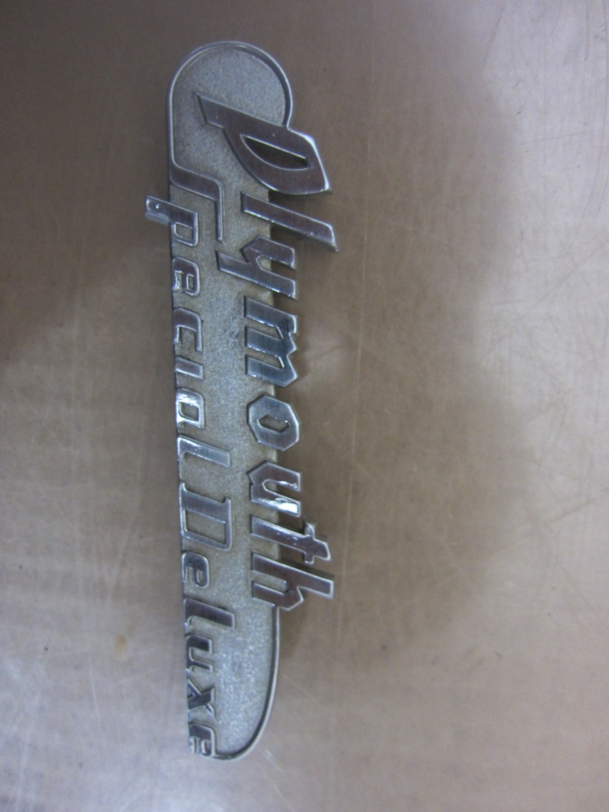 1941 Plymouth Special Deluxe Fender Emblem