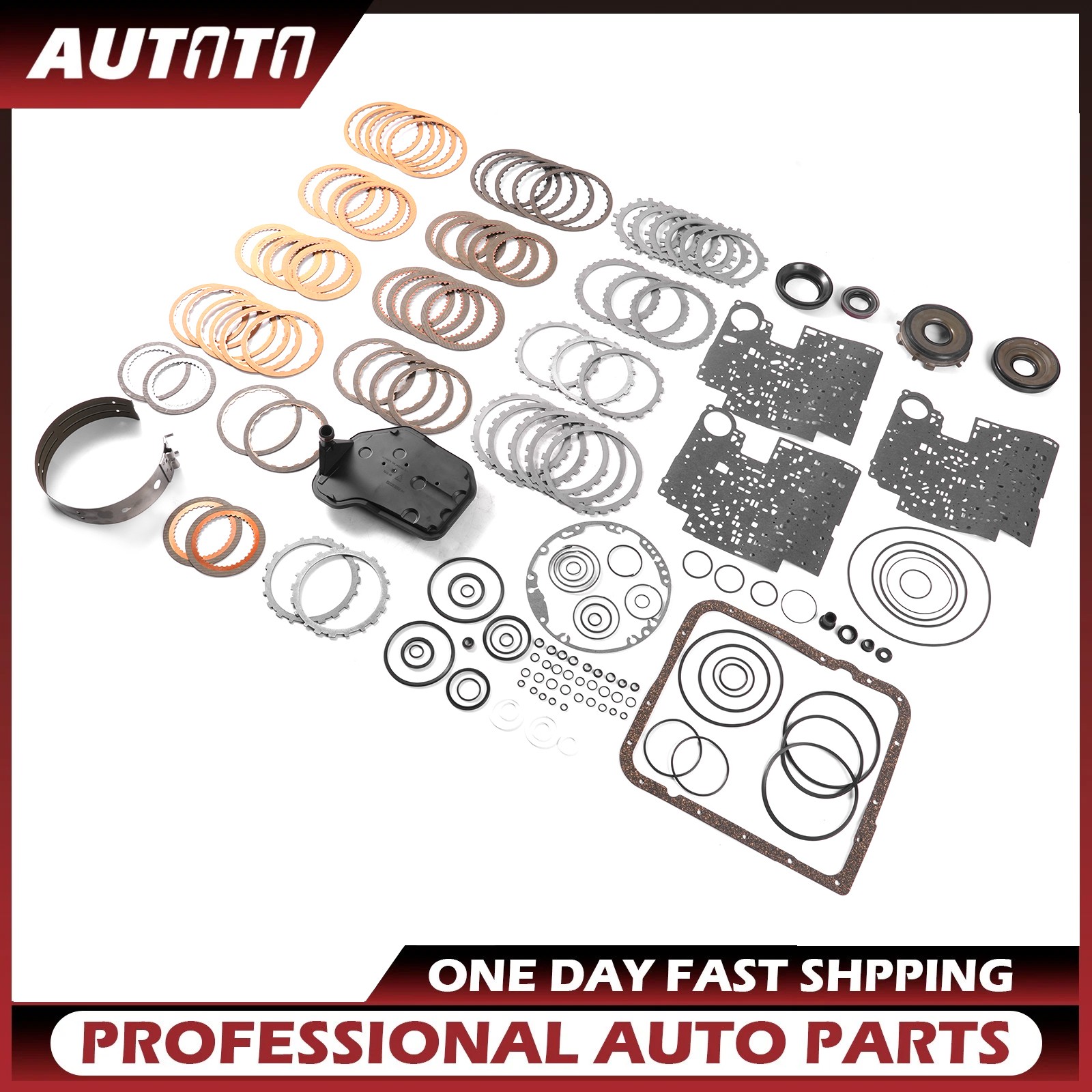 4L60 4L75E 4L65E 4L70E Transmission Master Rebuild Kit w/ Friction Steels Filter