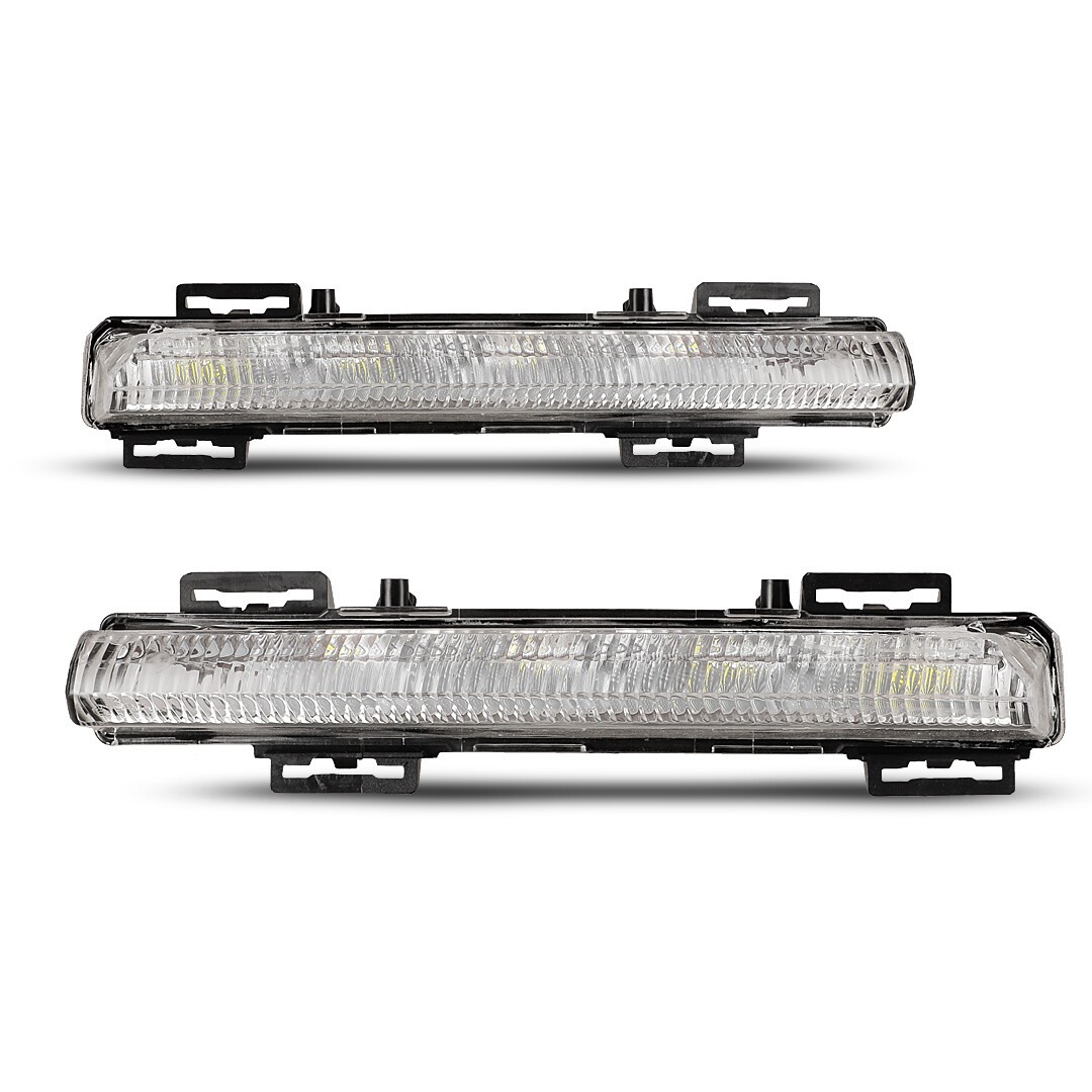 Clear LED Fog Lights For 2012-2016 Mercedes Benz SLK250/SLK300/SLK350