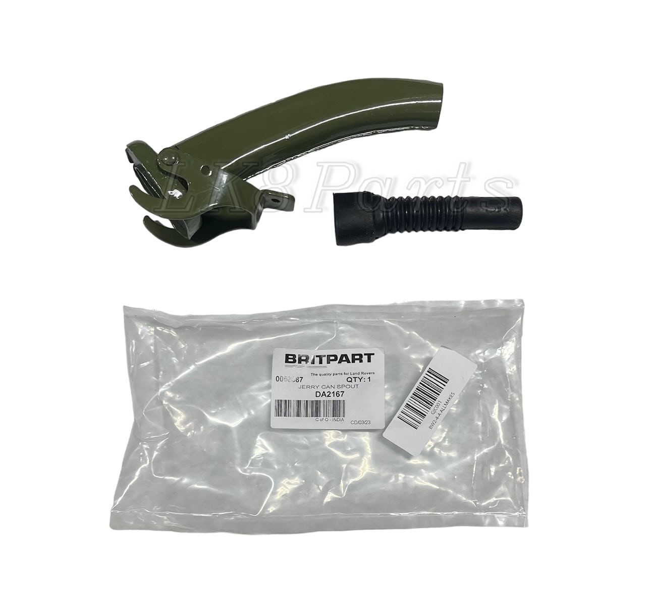 Wavian Flexible Jerry Can Spout/Nozzle built to NATO Style European Military Spe
