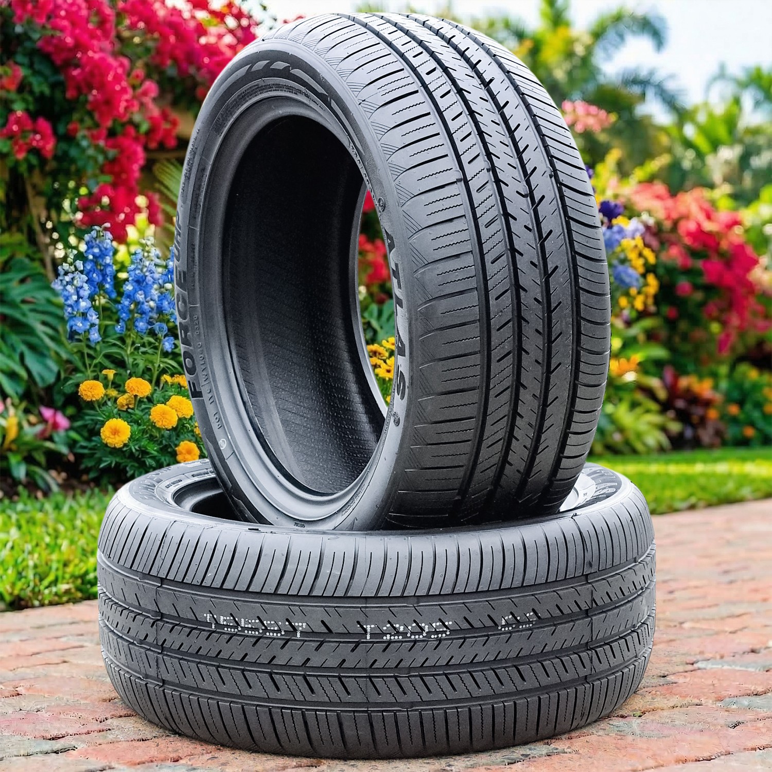 2 Atlas Tire Force UHP 245/45R17 99W XL All Season 50k Mi Warranty UTQG 520AAA