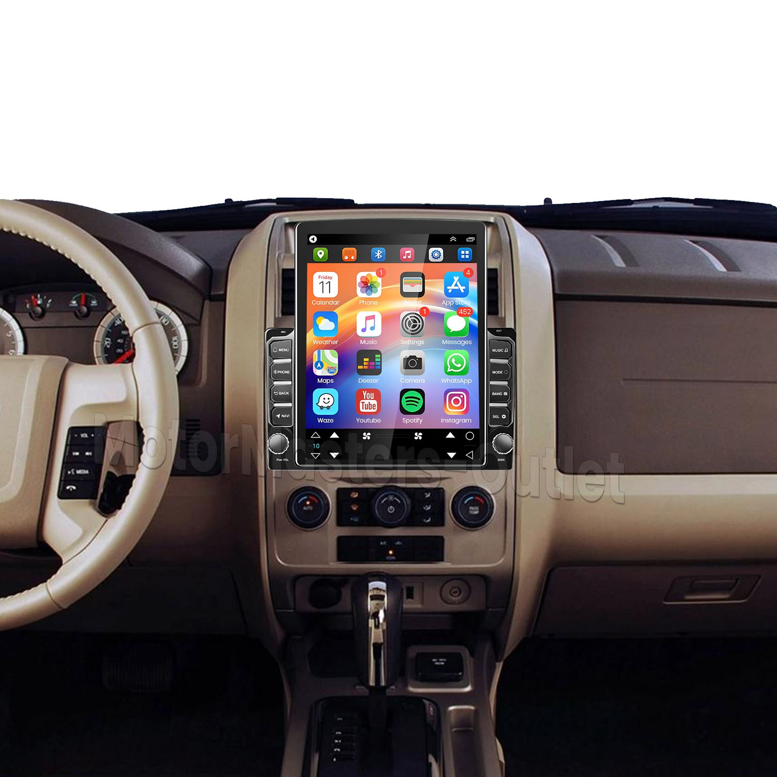 9.7'' Android 15 Carplay For Ford Escape 2008-2012 Car Stereo Radio GPS 2+64GB