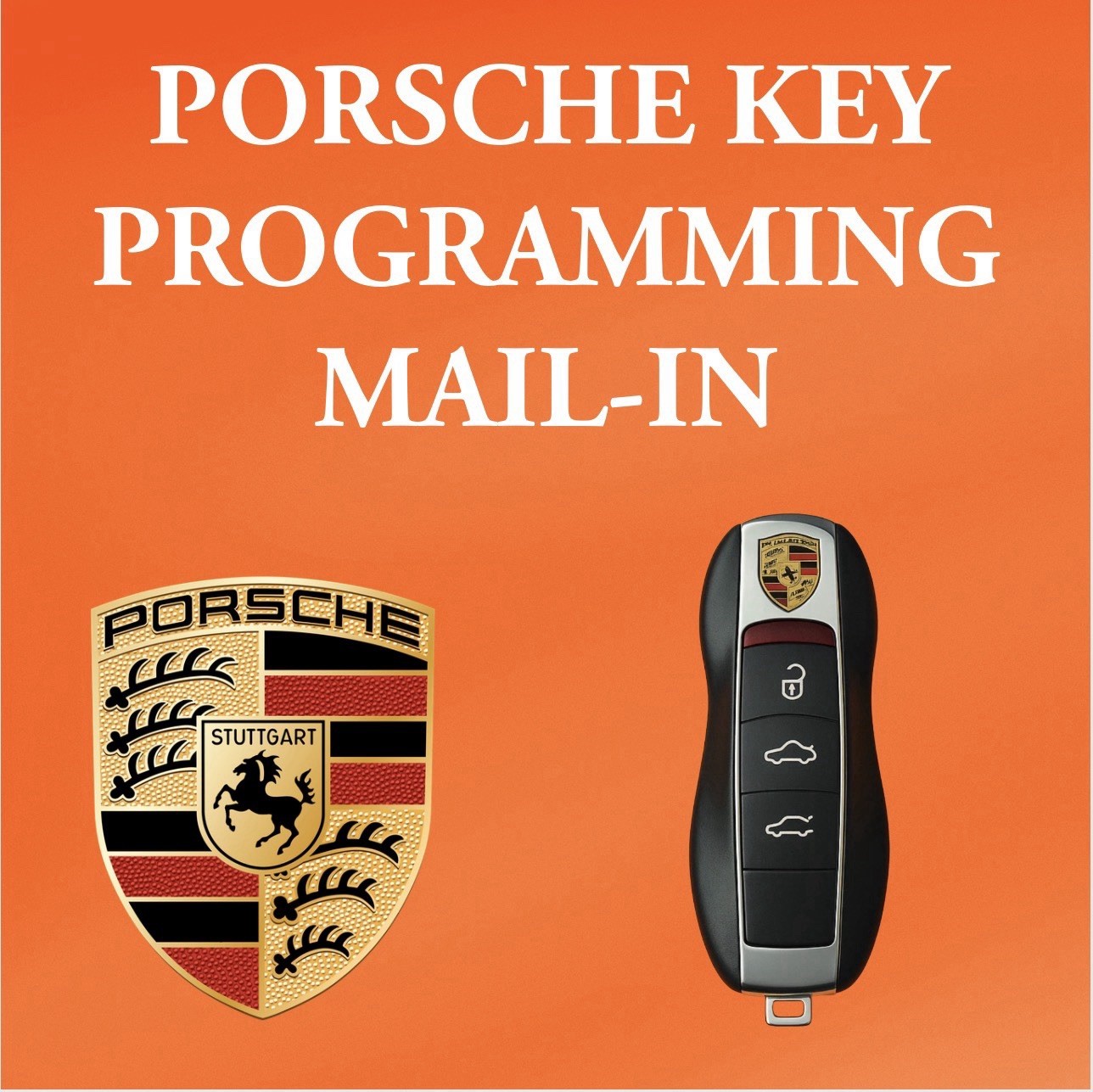 Porsche All Keys Lost Smart Key Programming Service Key Included Mail-In