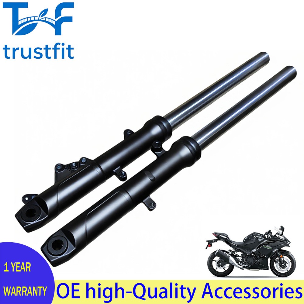2PCS Front Fork Shock Absorber Kit Fits Kawasaki Ninja 500 EX500 2024-2026