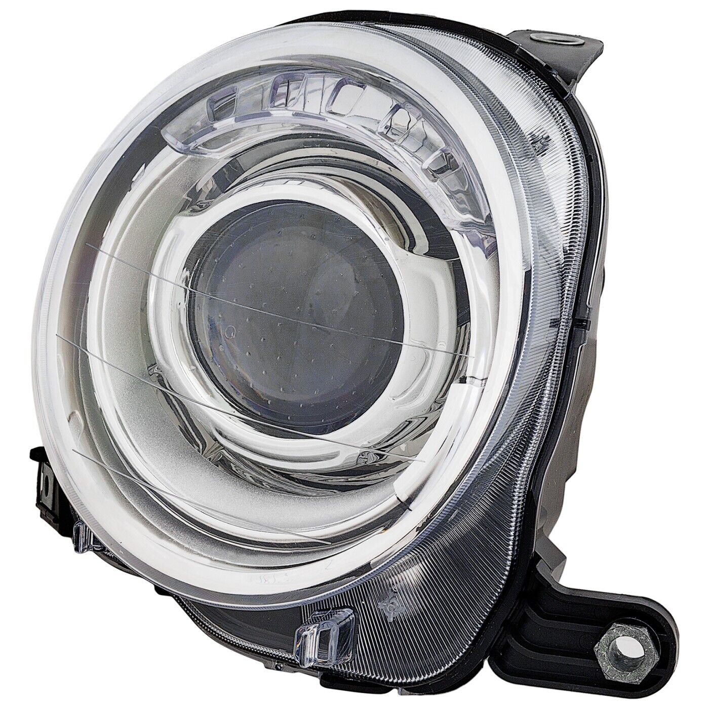 Headlight For 2012-2016 2017 2018 Fiat 500 Hatchback Right With Bulb