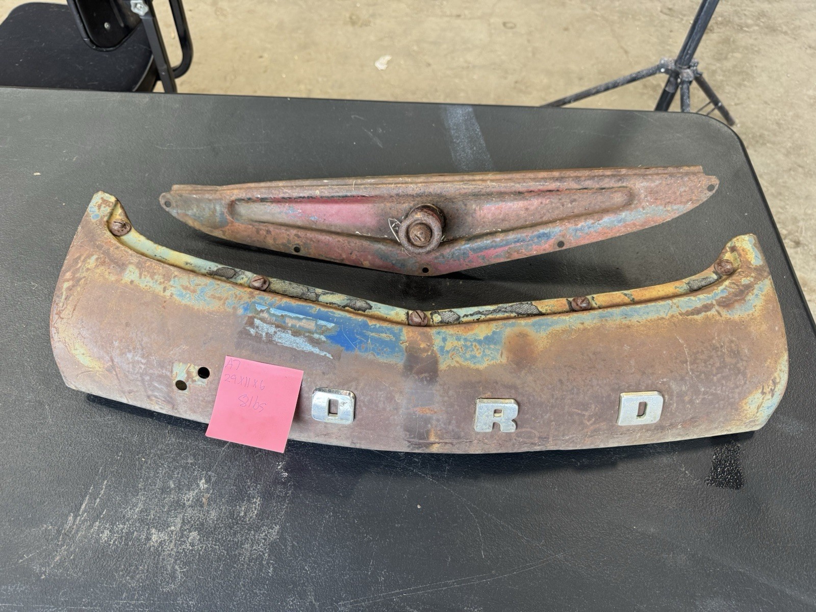 COMPLETE 1948 1949 1950 Ford F1 F2 F3 F4 Front Nose Valance Original Vintage COMPLETE 1948 1949 1950 Ford F1 F2 F3 F4 Front Nose Valance Original Vintage
