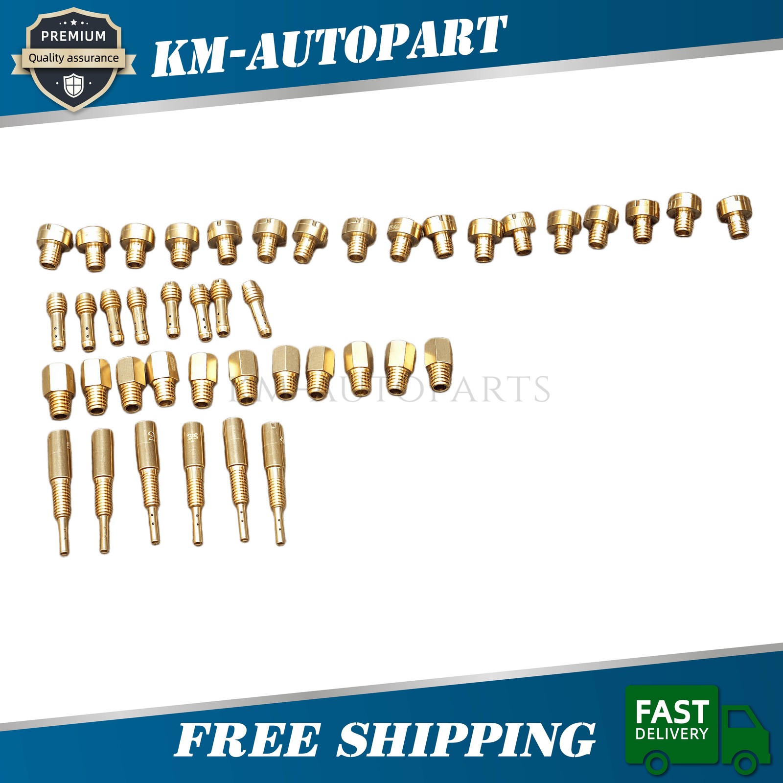 42Pcs Carburetor Jet Set For Mikuni N100.604 VM28/486 VM4/042