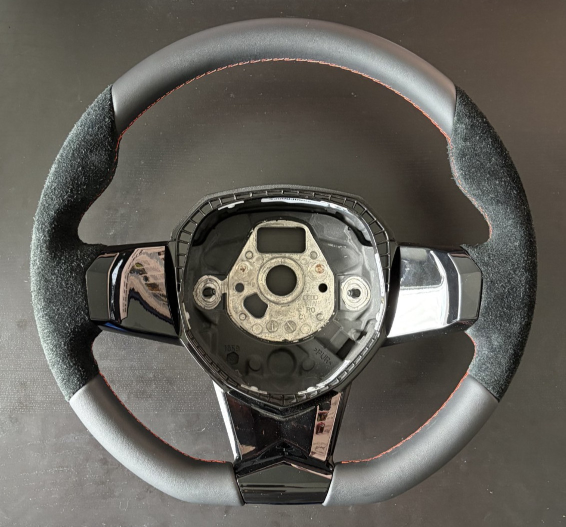 OEM Lamborghini Aventador Suede Steering Wheel 470419091AF 2016-2018
