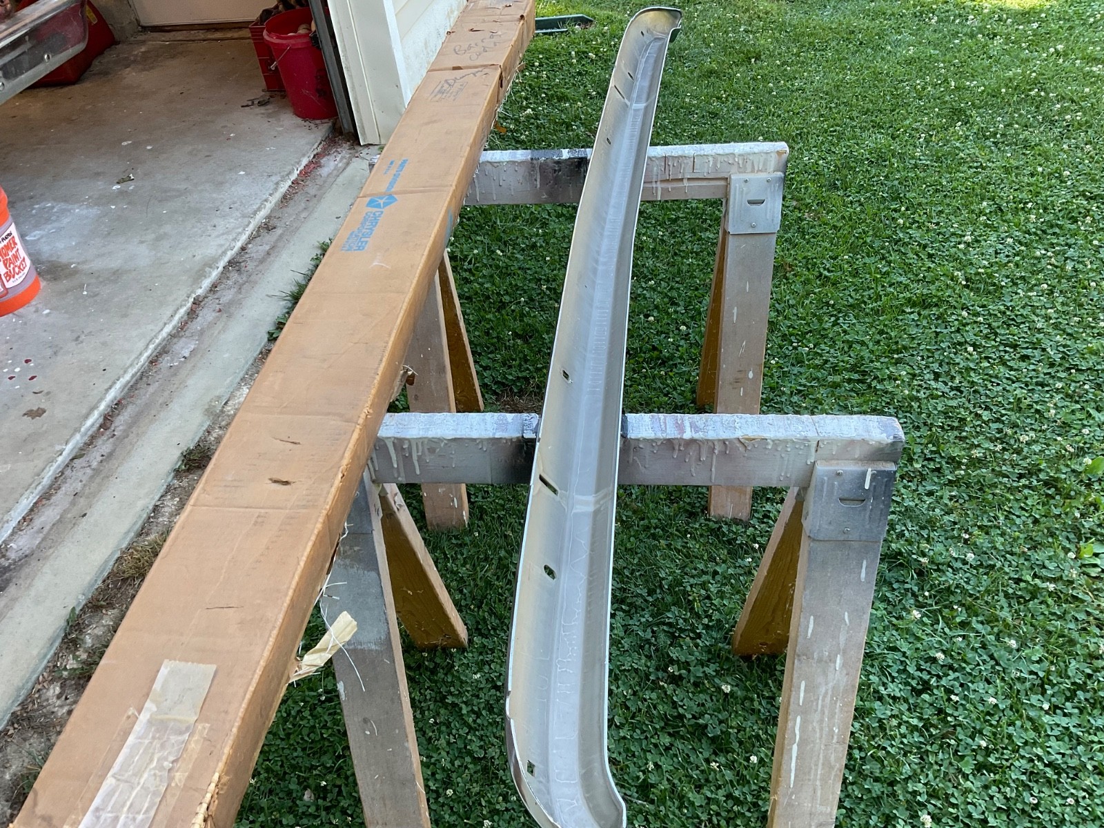 1973 to 1974 nos Plymouth barracuda rear bumper 1973 to 1974 nos Plymouth barracuda rear bumper
