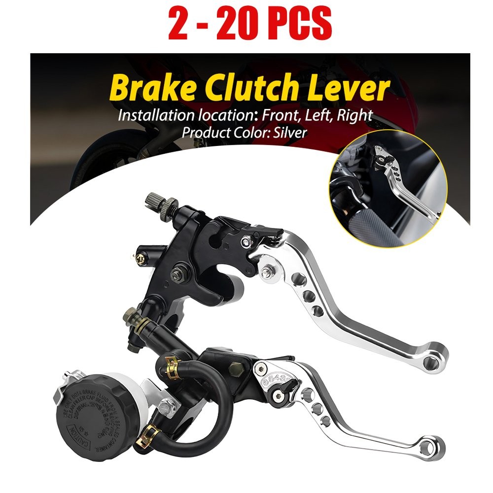 2-20 Silver Clutch Brake Master Lever for Yamaha 7/8\