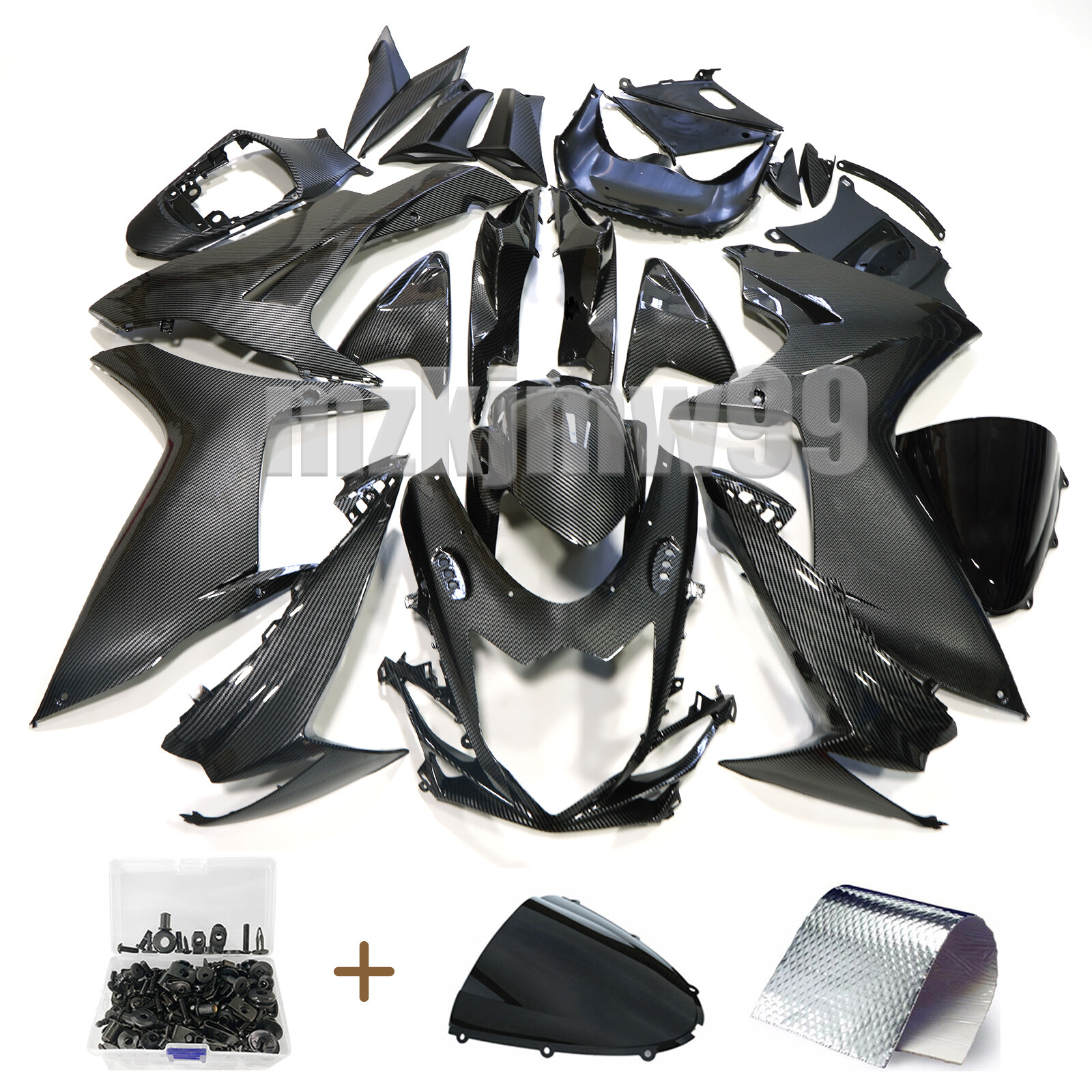 Carbon Fiber Fairings Kit For Suzuki GSXR600/750 2011-2027 ABS BodyWork +Bolts