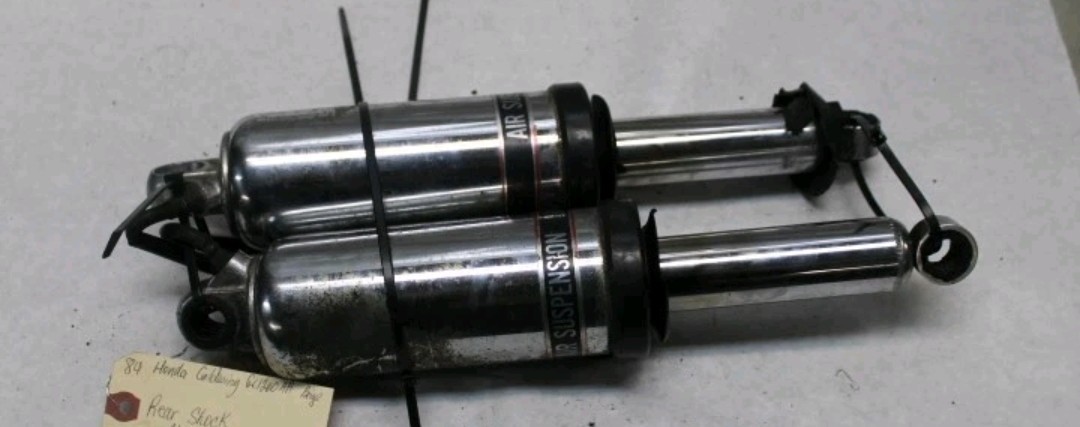 1984-1986 Honda Goldwing GL 1200 Rear Air Shock Absorbers OEM 52400-MG9-771