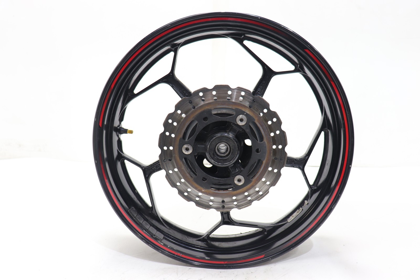 13-17 KAWASAKI NINJA 300 OEM REAR AXLE BACK WHEEL RIM PIVOT 