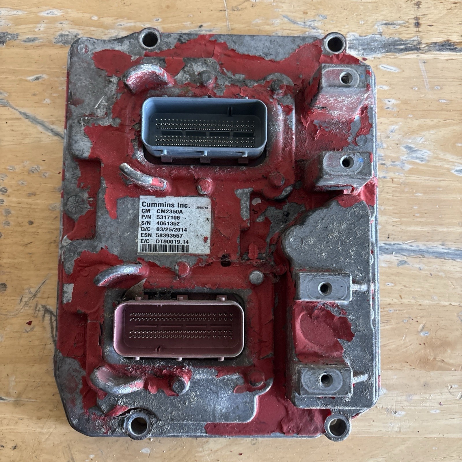 2014-2016 Cummins ISX15 ECM | Engine Control Module - Used | P/N 5317106