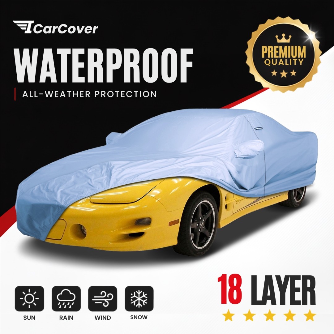 Pontiac Firebird 1982-2002 Custom Fit Waterproof Car Cover 18 Layer All Weather