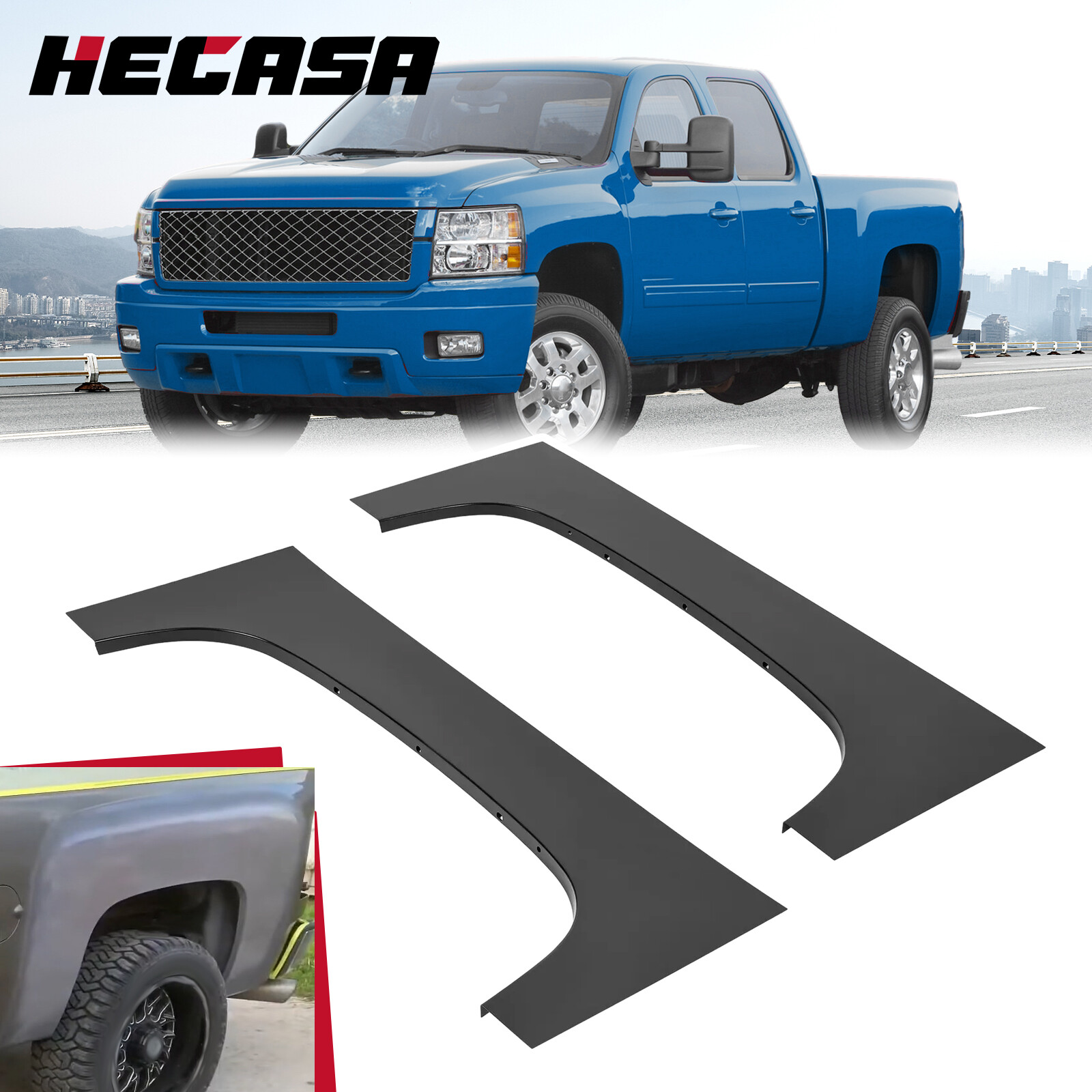 For Chevy Silverado 1500 2007-2014 Rear Upper Wheel Arch Repair Panels fender For Chevy Silverado 1500 2007-2014 Rear Upper Wheel Arch Repair Panels fender