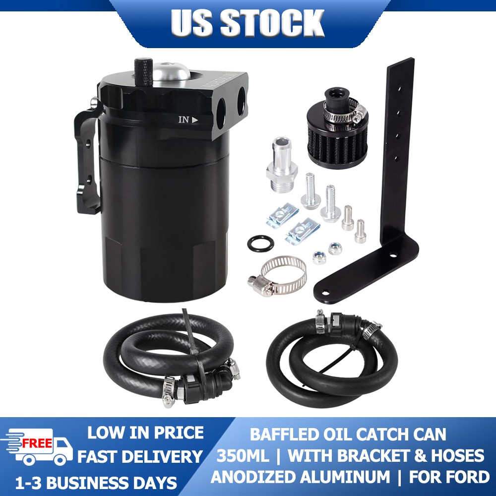 350ML Oil Catch Can For Ford F150 Roush/Whipple Supercharger 2011-2022 
