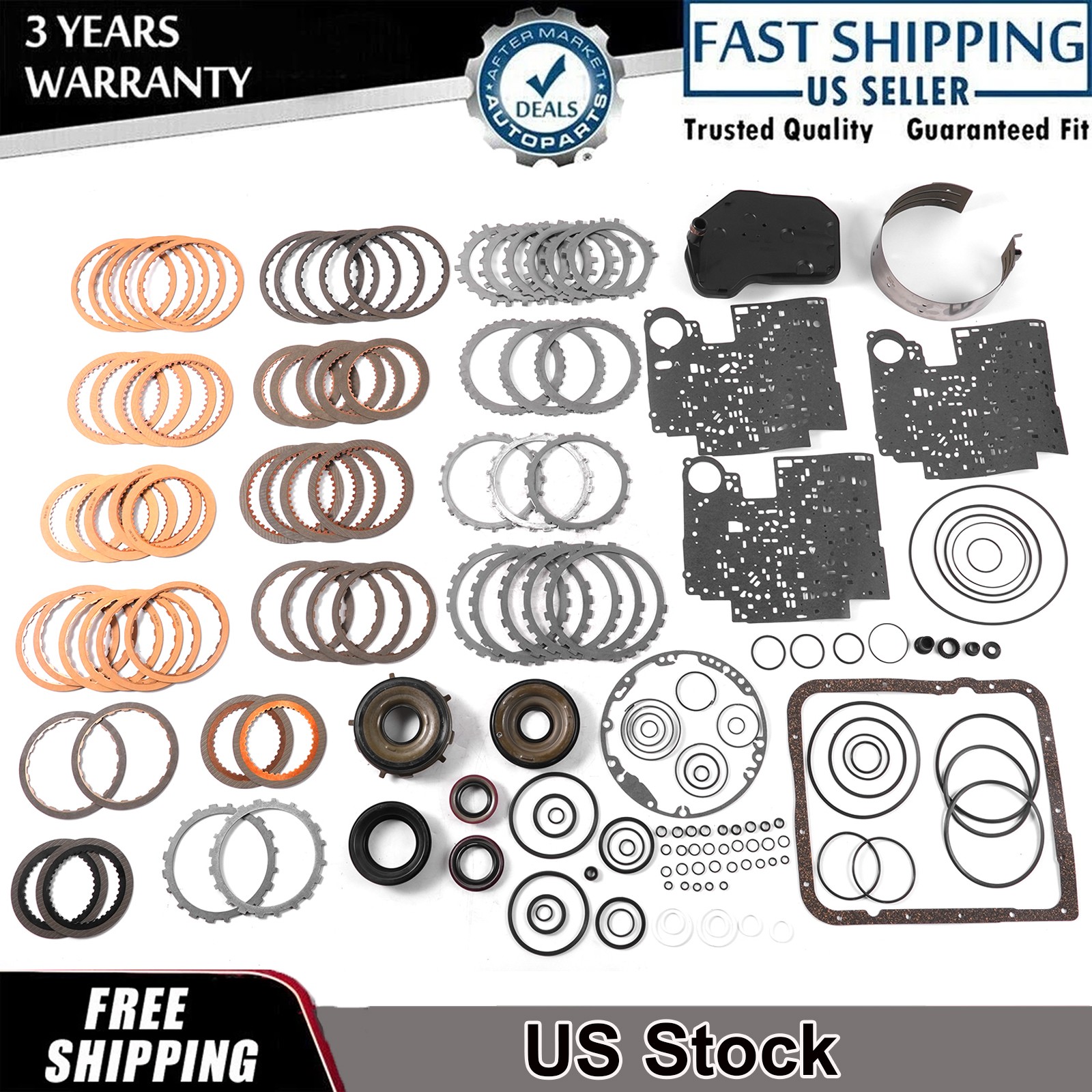 4L60 4L75E 4L60E 4L65E 4L70E Transmission Master Rebuild Kit W/ Steels Filter