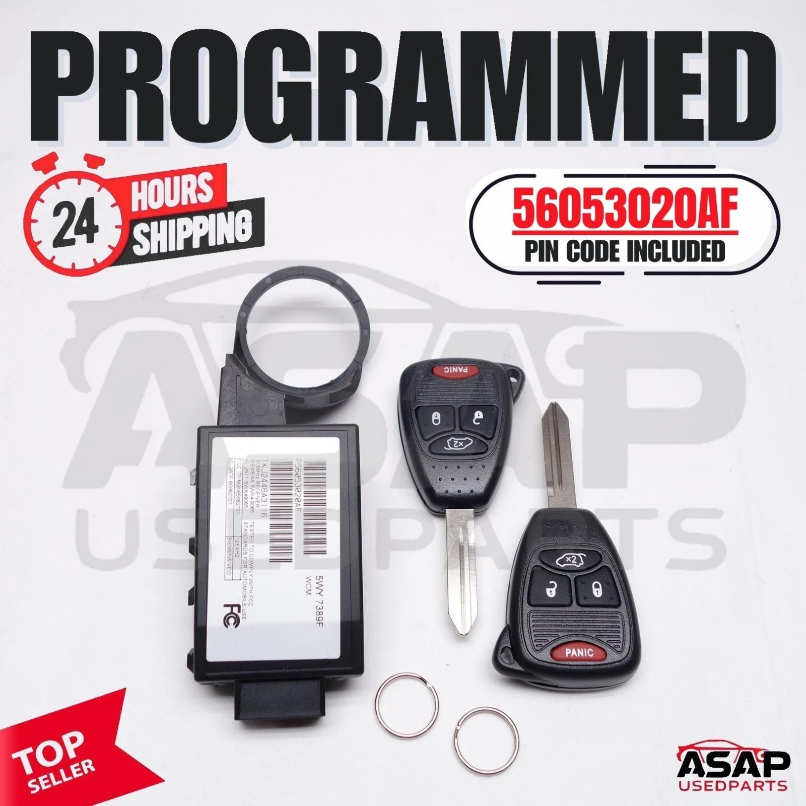 2005-2007 Jeep Liberty Immobilizer 56053020AF VIN Programmed Plug & Play