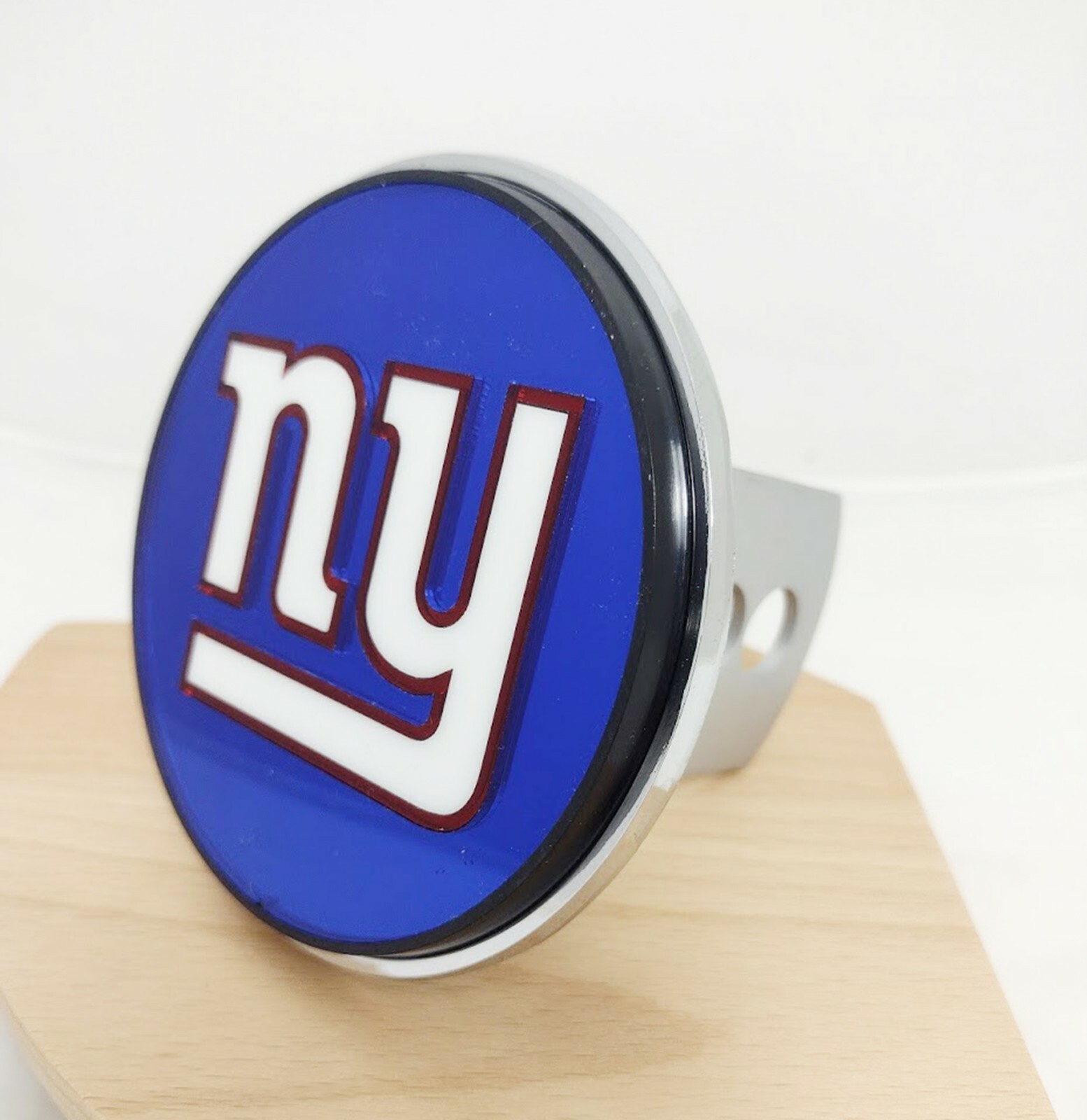 New York Giants Laser Cut Metal Trailer Hitch Cover - NFL New York Giants Laser Cut Metal Trailer Hitch Cover - NFL