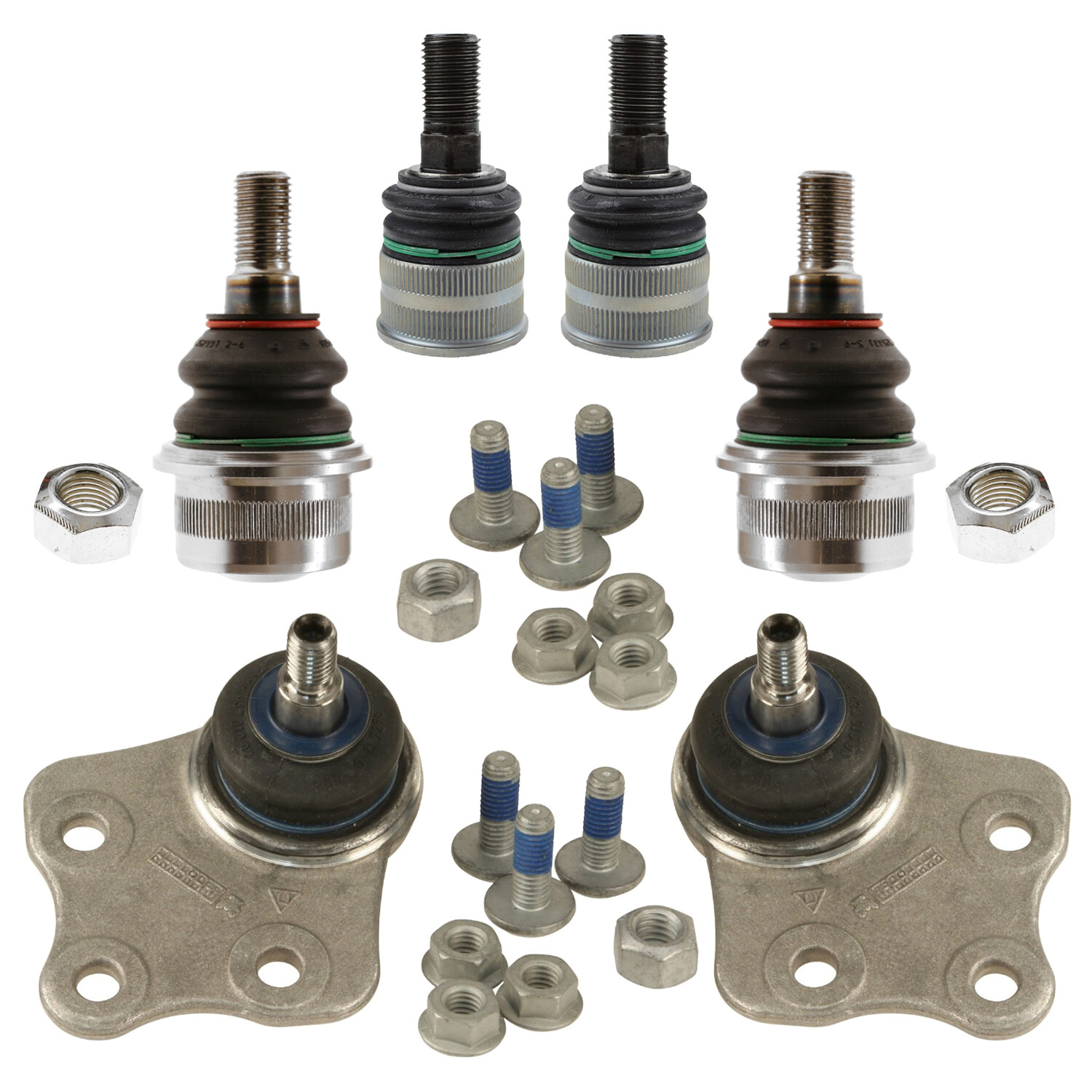 Lemforder 6pc Front Upper Lower Ball Joints Kit For Mercedes R230 S211 W211 W219