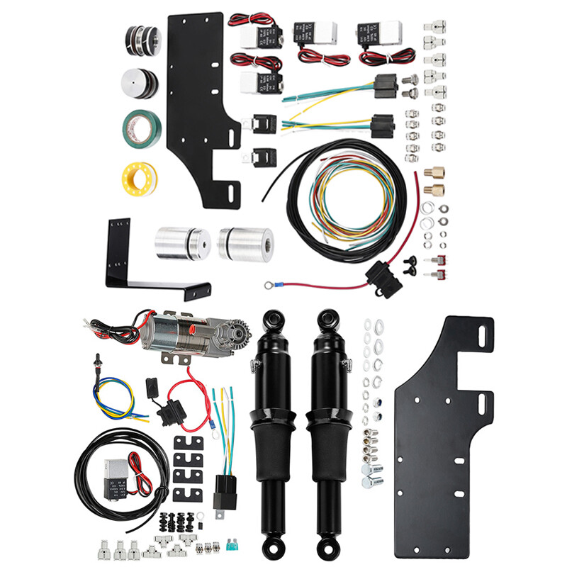 Front &Rear Air Ride Suspension Lowering Kits For Harley Touring Models 2014-Up