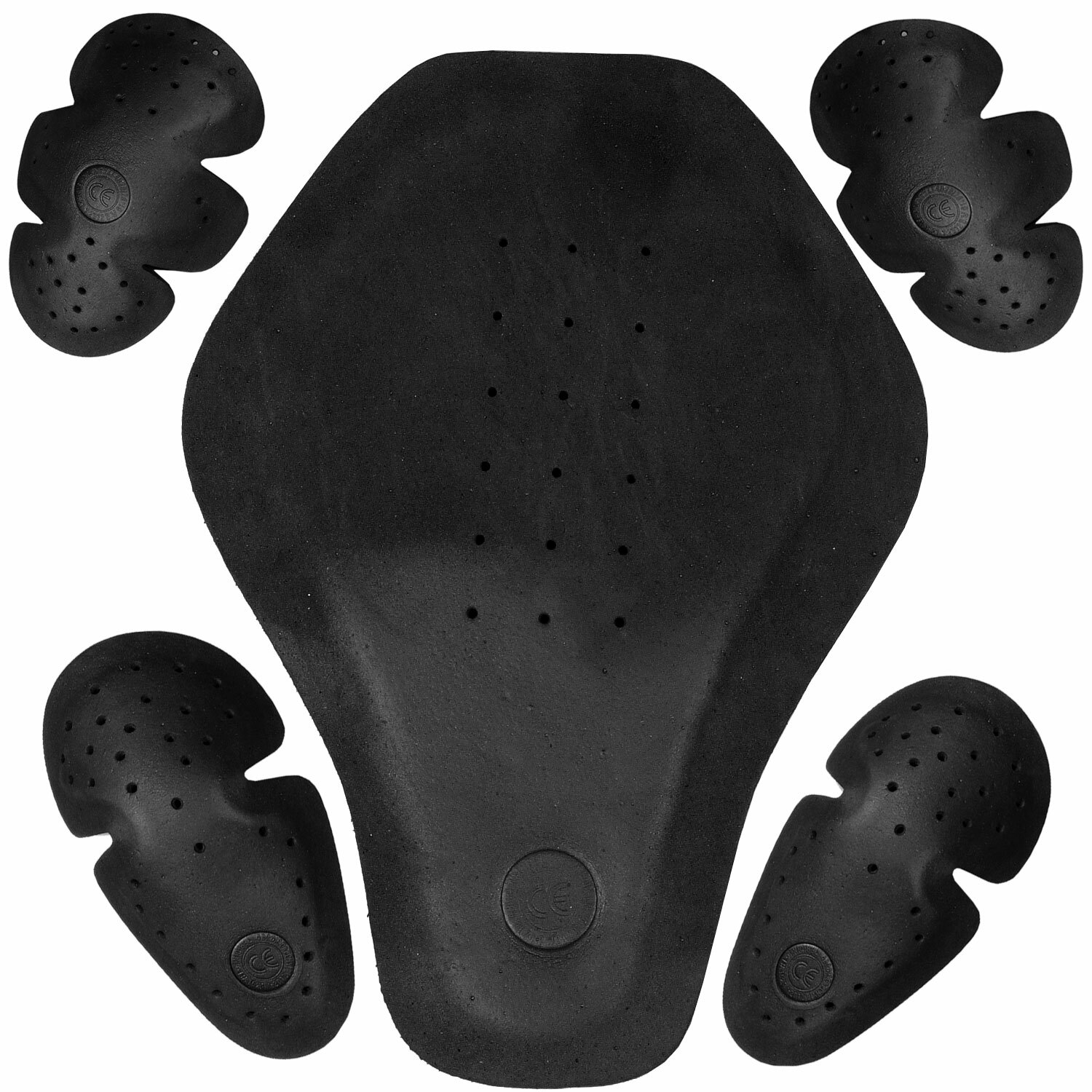 5-PC Triple Density CE Removable Armor | Motorcycle Street Biker Jackets Vests