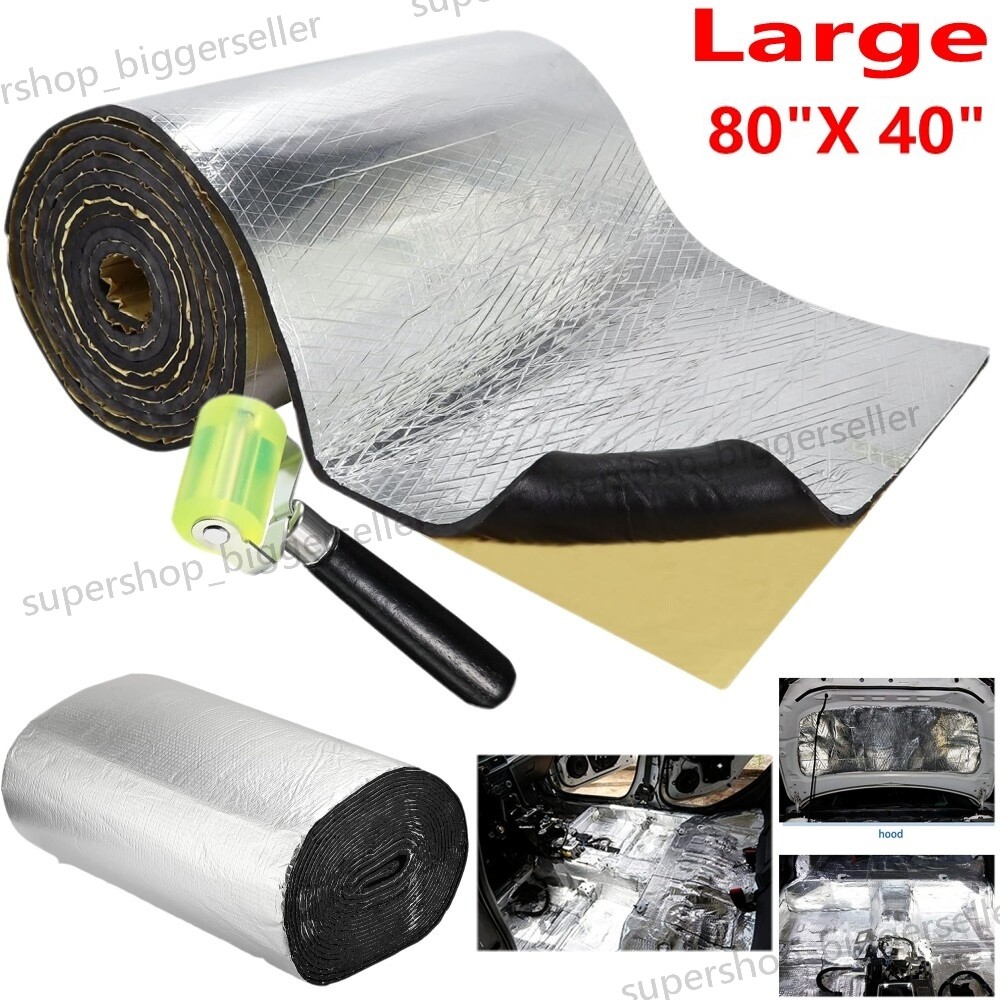 Self-adhesive Fireproof Sound Deadener Heat Insulation Mat For Car Hood Engine