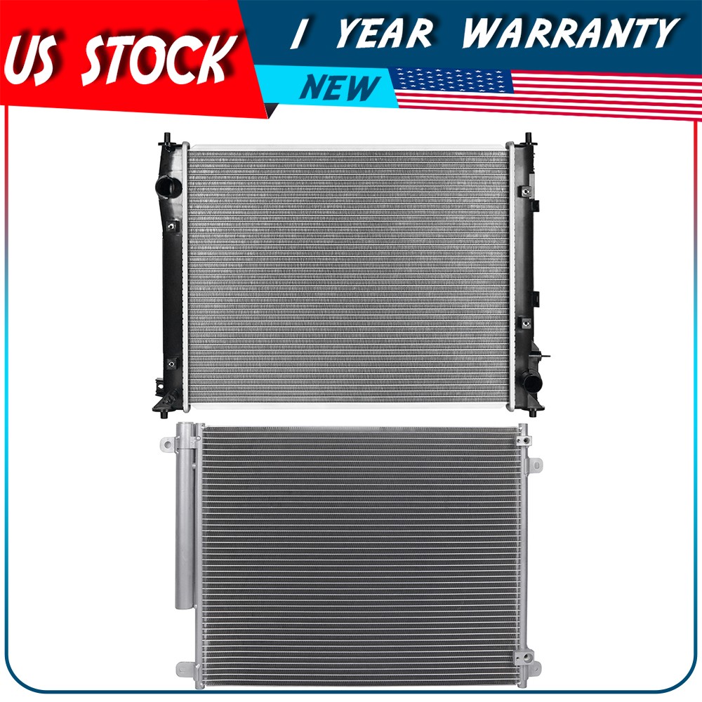 Radiator and AC Condenser Kit For 2016 2017 2018 2019 Honda Civic Radiator and AC Condenser Kit For 2016 2017 2018 2019 Honda Civic