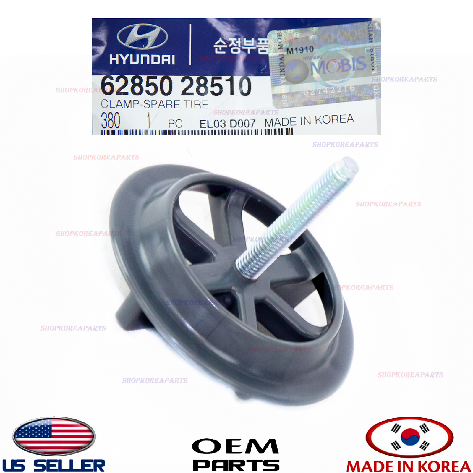 Genuine Spare Tire Hold Down Bolt Retainer Clamp HYUNDAI KIA *See compatibility