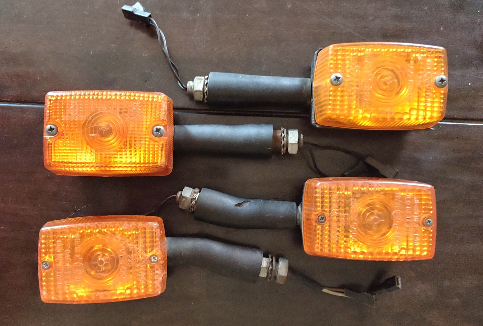 92-99 Tomos Targa A35 Scooter S606-1 Front Rear Turn Signals Blinkers Set/4 OEM