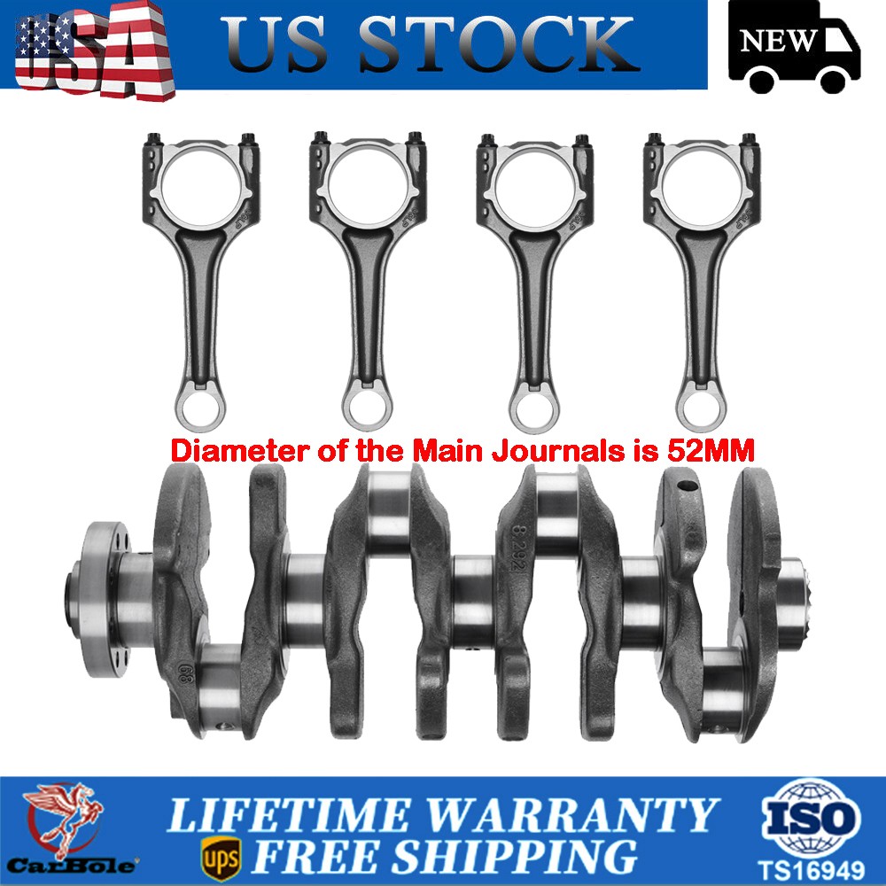 EA888 Engine Rebuild Kit Crankshaft Gen3 For Audi A3 A5 TT VW 1.8L 2.0TSI 52MM