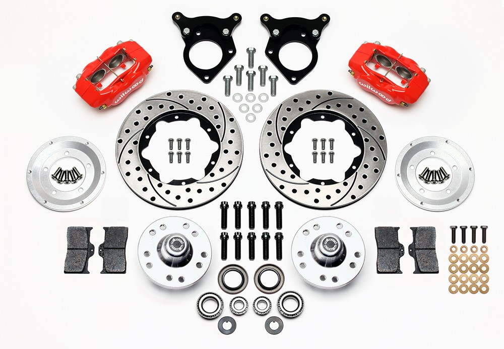 Wilwood 140-11018-DR Forged Dynalite Front Brake Kit for 84-93 Ford Mustang